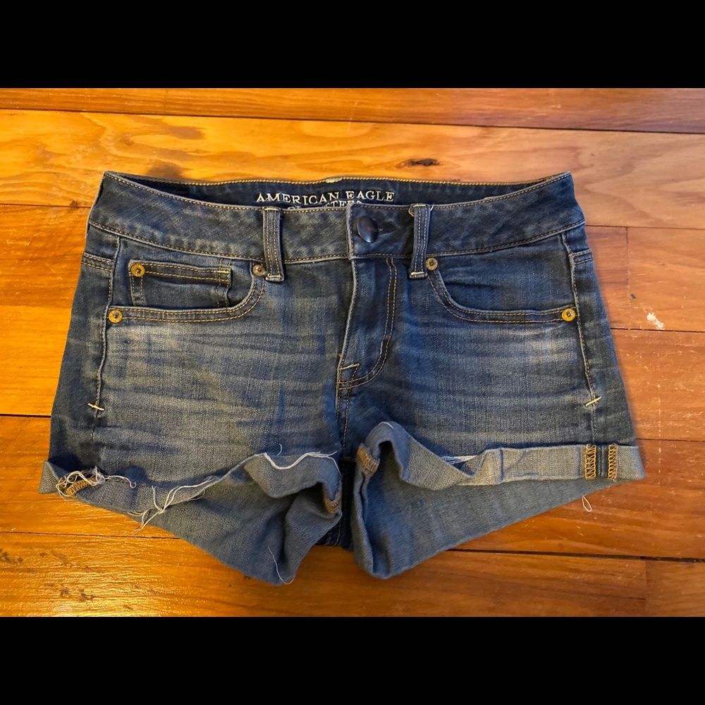 Denim shorts